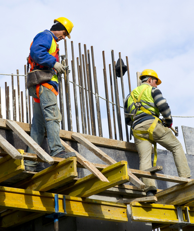 construction site workers Examining, Presolstar
